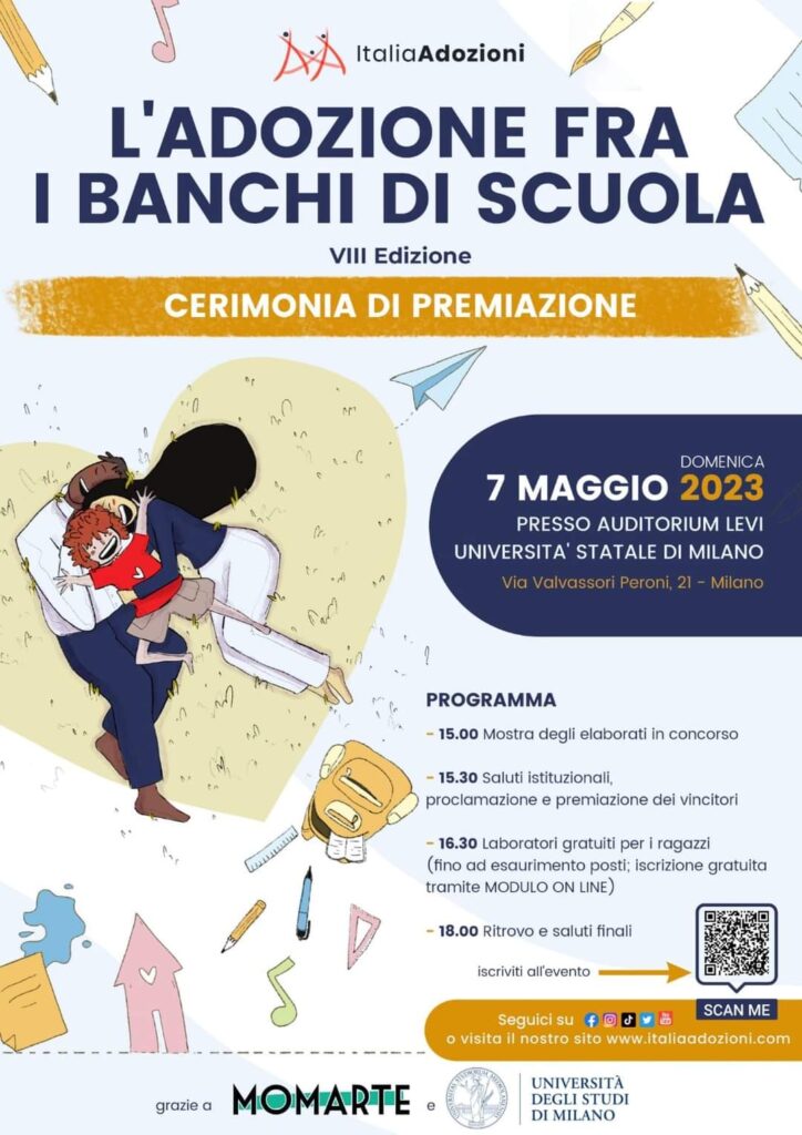 PREMIATI AL CONCORSO NAZIONALE “L’ ADOZIONE FRA I BANCHI DI SCUOLA”